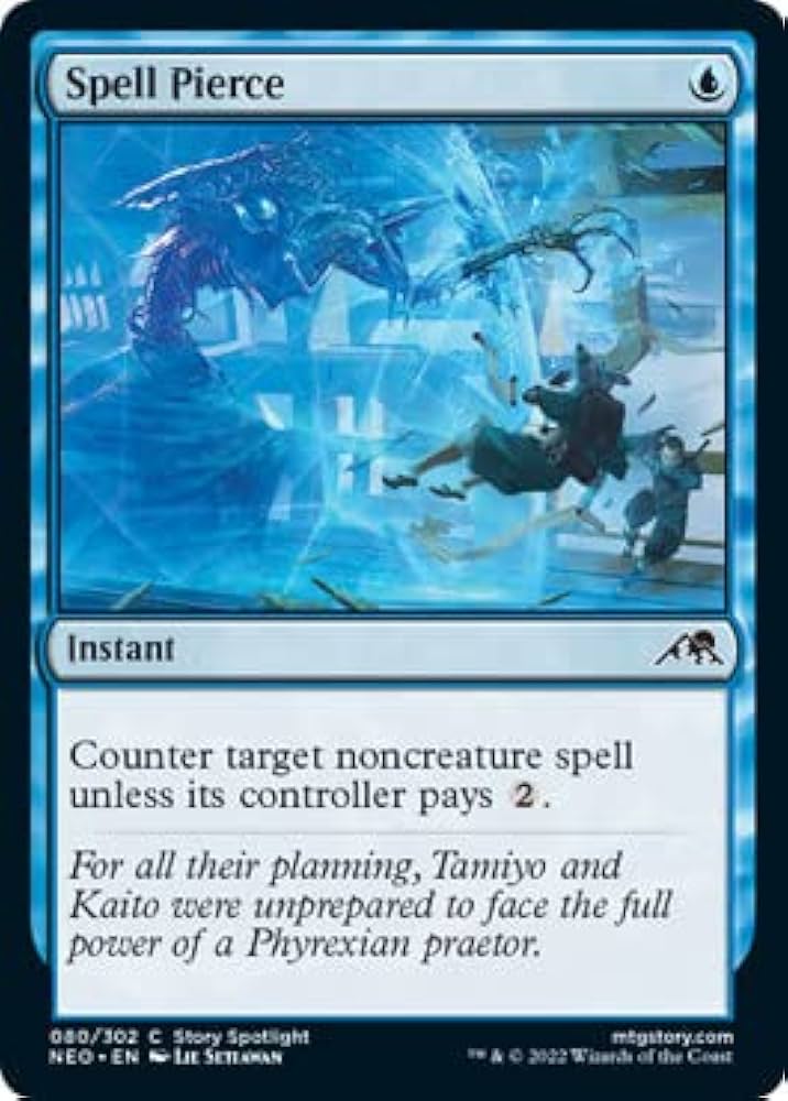 Spell Pierce 4枚セット　ZEN FOIL 英語 Spell Pierce 4枚セット ZEN FOIL 英語 3枚セット！】呪文貫き